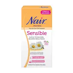 Farmacias YZA Nair Tiras Corporales Sensible 40 Pzas oferta