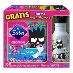 Farmacias YZA Saba I&O Diarios Tradiconal 90 + Termo oferta