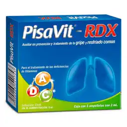 Farmacias YZA Pisavit Rdx Solución Oral 3Ml 5 Amp oferta