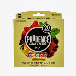 Farmacias YZA Prudence Preservativo Aroma 20 Pzas oferta