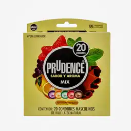 Farmacias YZA Prudence Preservativo Aroma 20 Pzas oferta