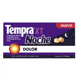 Farmacias YZA Tempra XT Noche de 24 piezas oferta