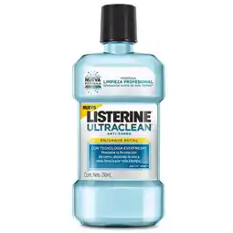 Farmacias YZA Listerine Ultraclean Enjuague Bucal 250 Ml oferta