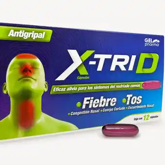 Farmacias YZA X-Trid Antigripal 12 Caps oferta
