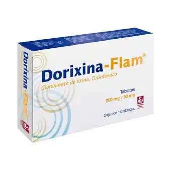 Farmacias Benavides 250 mg Clonixinato de Lisina/50 mg Diclofenaco oferta