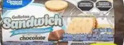 Bodega Aurrerá Great Value galletas sandwich chocolate oferta