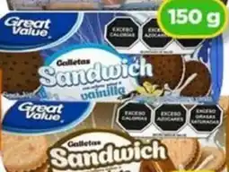 Bodega Aurrerá Great Value galletas chocolate o vainilla oferta