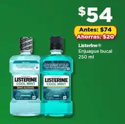 Bodega Aurrerá Listerine enjuage bucal oferta