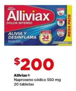 Bodega Aurrerá Alliviax 550 mg oferta
