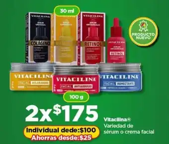 Vitacilina serum o crema facial