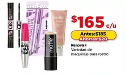 Bodega Aurrerá Renova maquillaje para rostro oferta