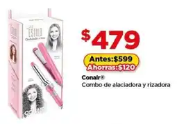 Bodega Aurrerá Conair combo de alaciadora y rizadora oferta