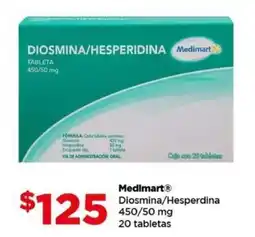 Bodega Aurrerá Medimart diosmina/hesperdina 450/50 mg oferta