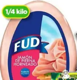 Bodega Aurrerá FUD jamón de pierna horneado oferta