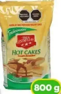 Bodega Aurrerá Tres Estrellas hot cakes oferta