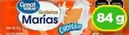 Bodega Aurrerá Great Value galletas marías oferta