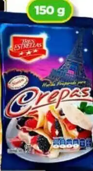 Bodega Aurrerá Tres Estrellas crepas oferta