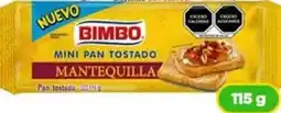 Bodega Aurrerá Bimbo mini pan tostado oferta