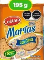 Bodega Aurrerá Cuétara marias con cajeta oferta