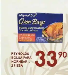 Bolsa para hornear reynold's 2 pieza