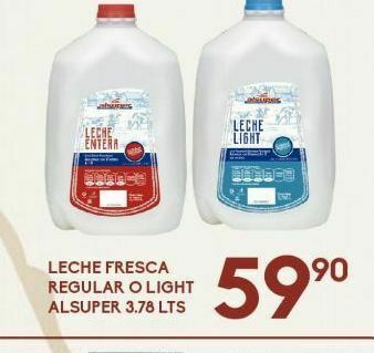 Alsuper Leche fresca regular o light alsuper oferta