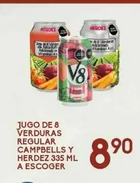 Alsuper Jugo de 8 verduras campbell's oferta