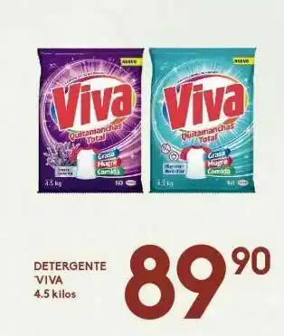 Detergente viva 4.5 kilos