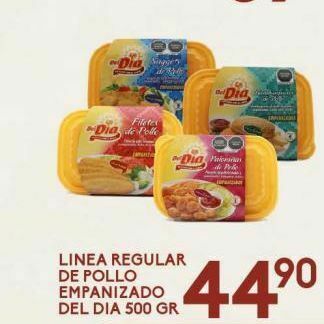 Alsuper Linea regular de pollo empanizado del dia 500 gr oferta