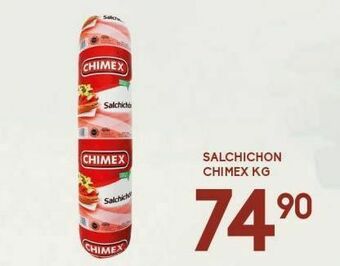 Alsuper Salchichón chimex kg oferta