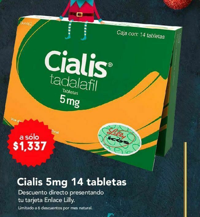 Cialis 5 mg 14 tabletas