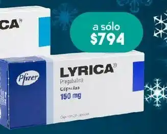Farmacia San Pablo Lyrica cap 150mg caj c/28 oferta
