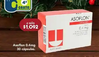 Asoflon cap 0.4mg caj c/30