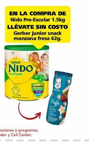 Farmacia San Pablo Nido prescolar leche en polvo 2+ c/1.5kg oferta