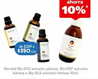 Farmacia San Pablo Dervital bio-dig extracto plantas c/50ml oferta