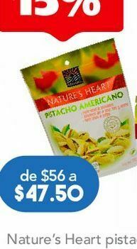 Farmacia San Pablo Natures heart pistache c/100gr oferta
