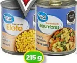 Bodega Aurrerá Great Value elote o legumbres oferta