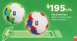 Bodega Aurrerá Fifa World Cup balón de fútbol No.5 oferta
