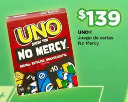 Bodega Aurrerá UNO Juego de cartas No Mercy oferta