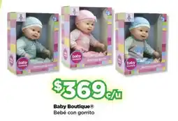 Bodega Aurrerá Babyboutique outique bebé con gorrito oferta