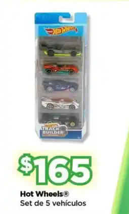 Bodega Aurrerá Hot Wheels set de 5 vehículos oferta