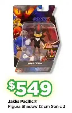 Bodega Aurrerá Jakks Pacific Figura Shadow 12 cm Sonic 3 oferta