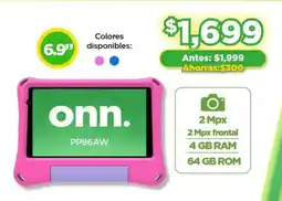 Bodega Aurrerá Onn. tablet 6.9" oferta