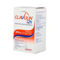 Farmacias Benavides Acido Clavulánico + Amoxicilina oferta