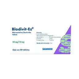 Farmacias Benavides 20 mg Atorvastatina/10 mg Ezetimiba oferta