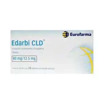 Farmacias Benavides 80 mg Azilsartán Medoxomilo/12.5 mg Clortalidona oferta