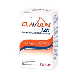 Farmacias Benavides 400 mg / 57 mg Acido Clavulánico + Amoxicilina oferta