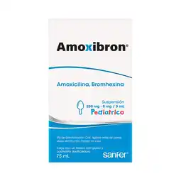 Farmacias Benavides Pediátrico 250 mg Amoxicilina + Bromhexina oferta