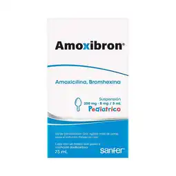 Farmacias Benavides Pediátrico 250 mg Amoxicilina + Bromhexina oferta