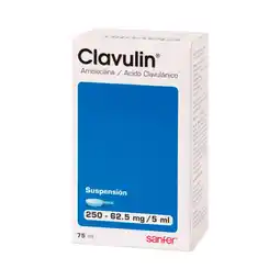 Farmacias Benavides 250 mg Acido Clavulánico + Amoxicilina oferta