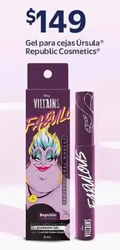 Walmart Republic Cosmeticos gel para cejas Úrsula oferta